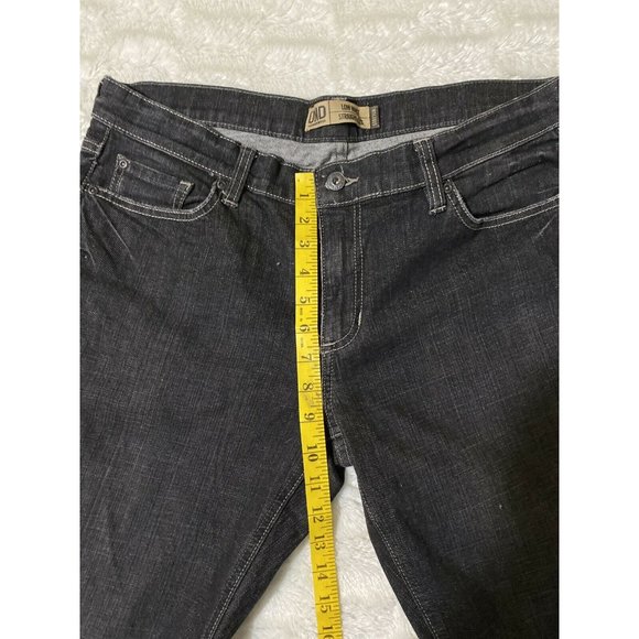 OLD NAVY Womens Bootcut Black JEANS SIZE 14 R 35x31 Msrd - Picture 7 of 12